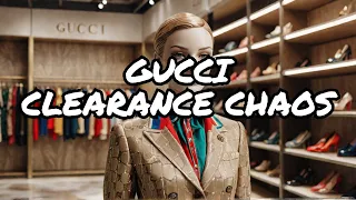 Gucci 如何從高級時裝跌落到折扣店