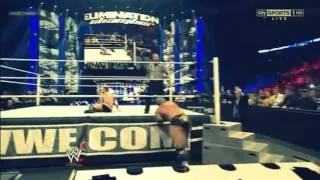 The Rock Vs CM Punk - Elimination Chamber 2013 - Highlights