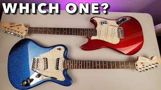 Squier Paranormal Cyclone VS Squier Super-Sonic