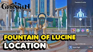 Fountain of Lucine Location In Genshin Impact 4.0 (Where To Use Hydro Sigils)