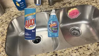 ASMR simple sink clean!  Amazing smelllllll