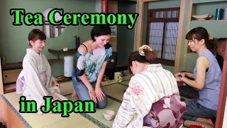 Tea party in Japan ! Exciting Japanese Tea Ceremony Lesson!