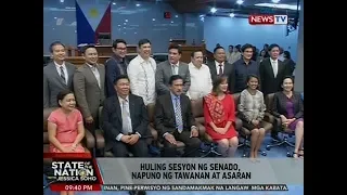 SONA: Huling sesyon ng Senado, napuno ng tawanan at asaran