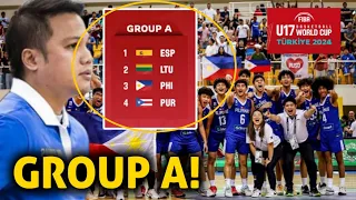 BATANG GILAS napagrupo na sa ALL POWERHOUSE TEAMS sa FIBA U17 World Cup sa TURKEY!