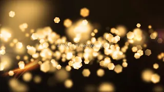 Golden particles background video loop | gold particles motion background | Golden particles overlay