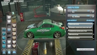 My NFS World Garage after 5 years (end of the game)