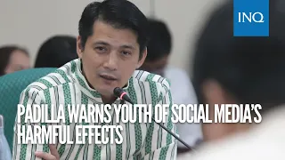 Padilla warns youth of social media’s harmful effects: TikTok, others can pollute your minds