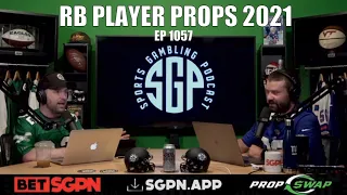 RB Player Props For The 2021 NFL Season - Sports Gambling Podcast (Ep. 1057) - NFL Player Props 2021