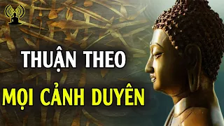 Tùy thuận theo mọi cảnh duyên không bực bội hay khó chịu thì đi đâu ta cũng có cuộc sống hạnh phúc.