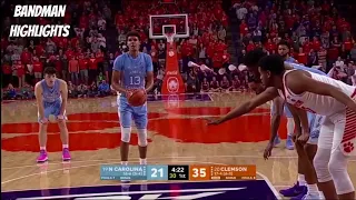 Cameron Johnson North Carolina vs Clemson/1.30.18/Highlights/32pts 4reb