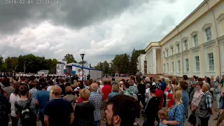 Полет авиагруппы "Стрижи" над Переславлем - Залесским.