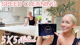 5 X 5 SPEED CLEANING METHOD | Cleaning Motivation Hack!
