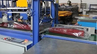 automatic roll packing machine and carpet packing machine