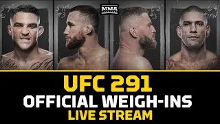 UFC 291: Poirier vs. Gaethje 2 Official Weigh-In LIVE Stream | MMA Fighting