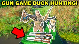 Duck Hunting with EVERY Shotgun I OWN!!! - Limited Out (Gun Game Challenge)