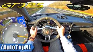 PORSCHE 991 GT3 RS *SUPER FAST* on AUTOBAHN (NO SPEED LIMIT) by AutoTopNL