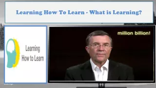 Learning How to Learn - What is Learning?