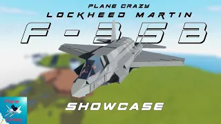 │F-35B Lightning II (STOVL)│Plane crazy showcase [Roblox]