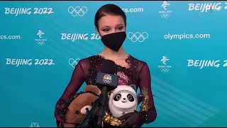 Anna Shcherbakova Olympic figure skating  2022beijing