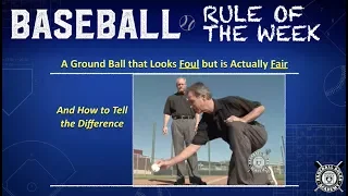 Fair Ball or Foul Ball How to Tell  the Difference