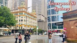 Walk along Liverpool St from Anzac Memorial to World Square | Sydney Australia 2022