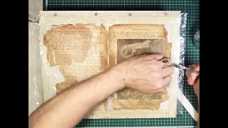 Реставрация книг (Repair and restoration of books). Большая реставрация ветхой книги