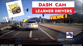 TEENAGE DRIVER MISSES VAN! DASH CAMS LEARNER DRIVERS AUSTRALIA Vol 3