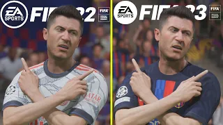 FIFA 23 vs FIFA 22  PS5 / Xbox Series X Graphics Comparison