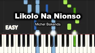 Michel Bakenda - Likolo Na Nionso | EASY PIANO TUTORIAL BY Extreme Midi