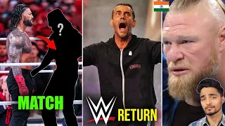 WTF...CM Punk WWE Return, Roman Reigns First Match After Mania Revealed!? Brock Lesnar & Cody Rhodes