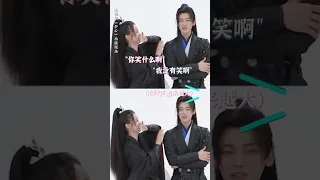haha Huxin staff teasing Zhou Ye and Hou Minghao during couple photoshoot xD #backfromthebrink