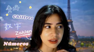 ASMR Counting in 7 languages