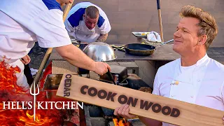 Things Get Heated Before The Chefs Get Smoking | Hell's Kitchen