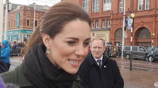 Prince William and Kate in Blackpool