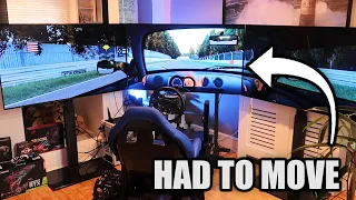 Moving My £20,000 Racing Simulator Underground - Sim Rig Tour !