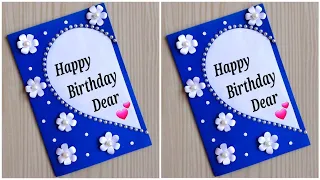 DIY Birthday Card ideas easy / Beautiful Handmade Birthday greeting card / How to make Birthday card