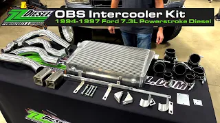 OBS Intercooler Kit, 1994-1997 Ford 7.3L Powerstroke Diesel