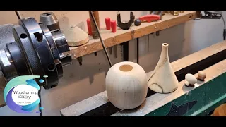 Woodturning- Making a New Year's gnome