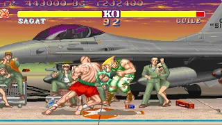 SAGAT ➤ Street Fighter II' Champion Edition ➤ (Hardest) ➤ 4K 60 FPS