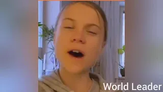 Greta Thunberg; Message to the World Leaders at World Economic Form