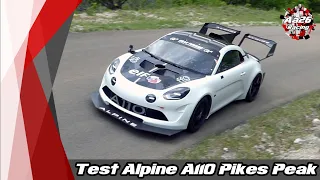 Test Alpine A110 Pikes Peak - Raphaël Astier - Aa26 Racing