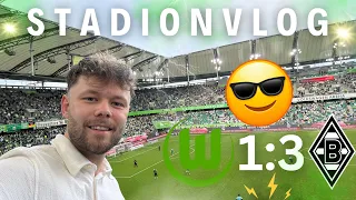 SPIEL GEDREHT! WAHNSINNSJUBEL⚽️🏟️ Bundesliga | WOB - BMG 1:3 STADIONVLOG