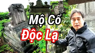 Khu Mộ Xưa Kỳ Lạ Bia cách mặt đất hơn 2 mét Hiếm Thấy