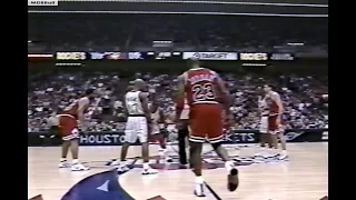 NBA On NBC - Bulls @ Rockets 1997 Highlights