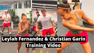 World no.24 Leylah Fernandez 🇨🇦🇨🇦🇨🇦 and World no.19 ATP Christian Garín 🇨🇱🇨🇱🇨🇱 Training Video