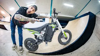 RIDING INSANE ELECTRIC PITBIKE... FAST!