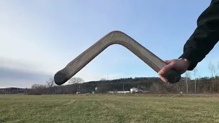 “Sport Traditional” boomerang by John Cryderman (Worlds Great Boomerangs) - Session 2