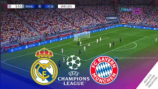 LIVE •  REAL MADRID v BAYERN MUNICH SEMI FINAL | Champions League 23/24 • Simulation & Prediction