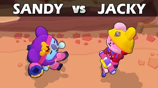 JACKY vs SANDY | BT21 | Brawl Stars