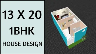 25 गज में घर का नक्शा ll 13x20 House Plan ll 260 Sqft Ghar Ka Naksha ll 13x20 House Design
